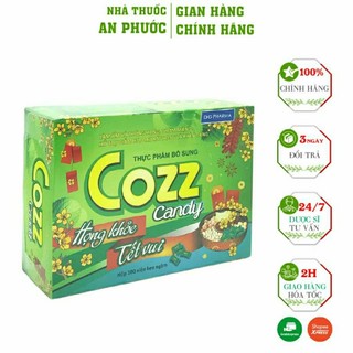 Kẹo Cozz ⚡ CAM KẾT CHÍNH HÃNG ⚡ Giảm Rát Họng Ho Cho Trẻ Em Và Người Lớn Hiệu Qủa (100 viên)