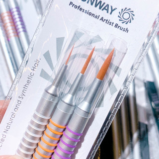 Bộ cọ tỉa cán nhôm sunway al72- cọ vẽ đầu nhỏ