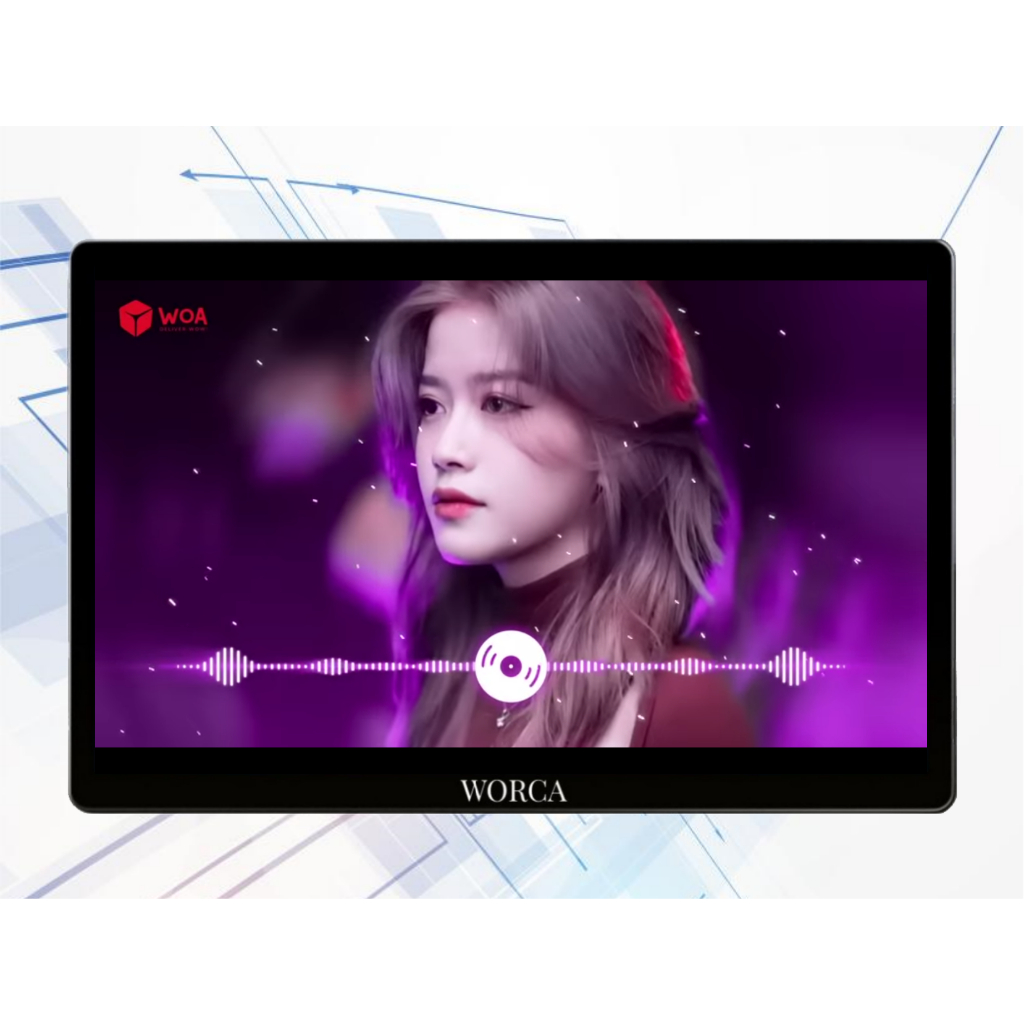 Màn Hình Android Ô TÔ WORCA 13.1 inch/ Chip 8 Ram 4G+64G SIM4G/IPS/DSP/2.5D/Carplay/Chia đôi màn hình 4K UHD
