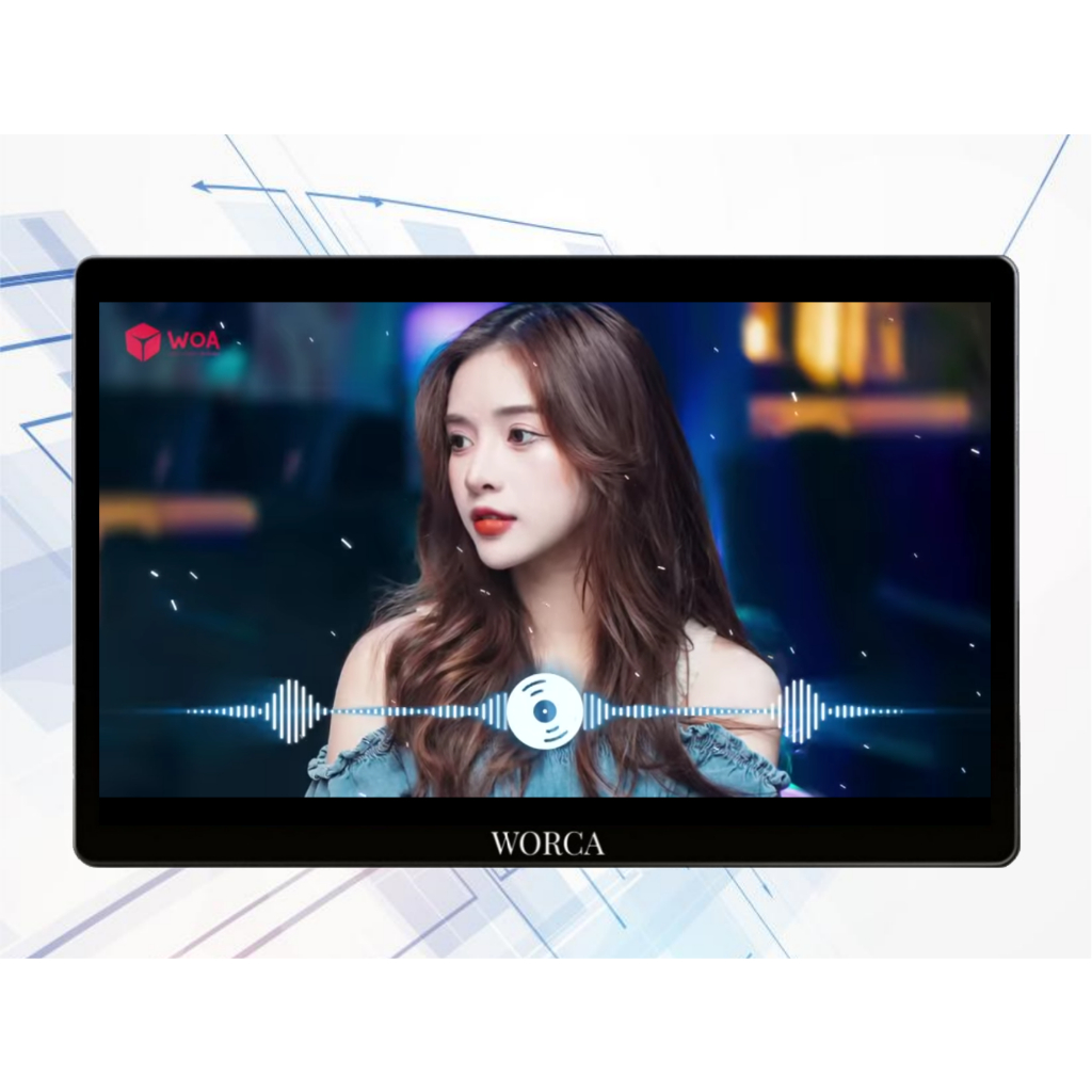 Màn Hình Android Ô TÔ WORCA 13.1 inch/ Chip 8 Ram 4G+64G SIM4G/IPS/DSP/2.5D/Carplay/Chia đôi màn hình 4K UHD