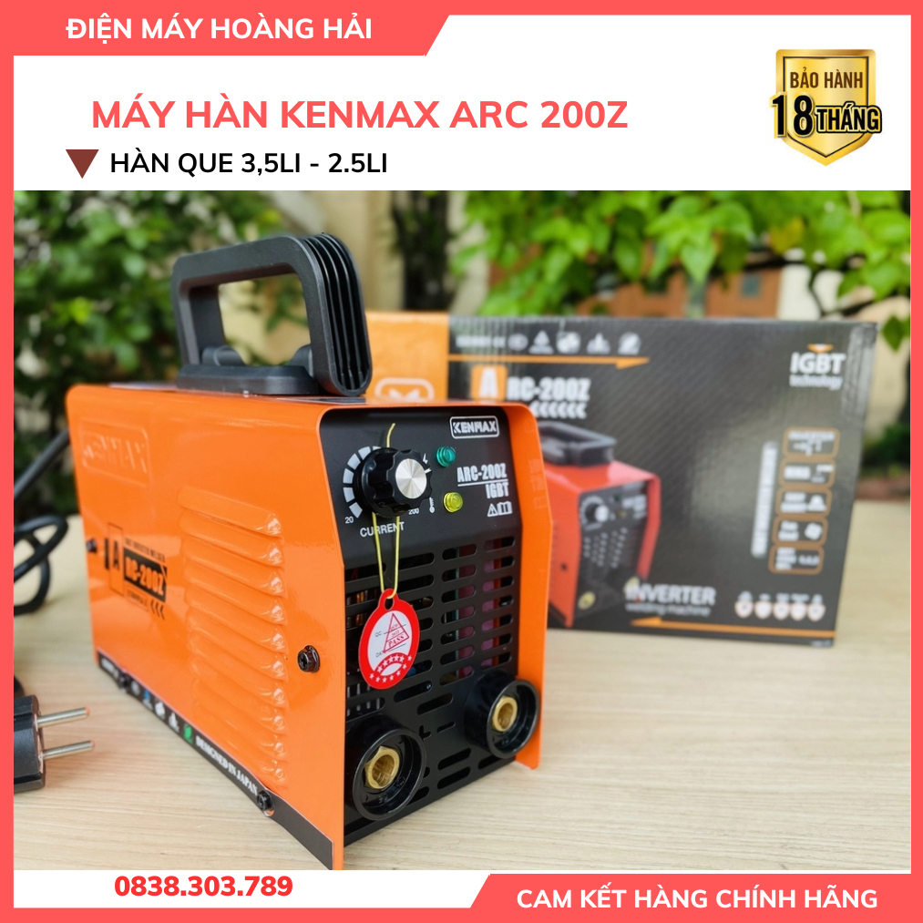 Máy hàn que mini  KENMAX ARC-200F