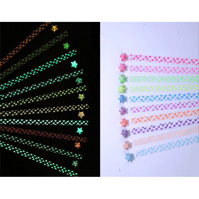 210 tờ giấy gấp sao phát sáng