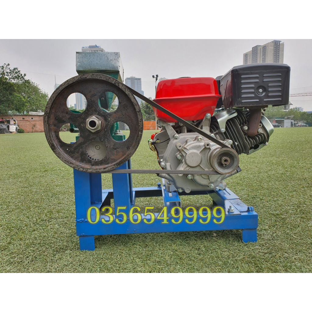 Máy nổ bỏng gạo chạy xăng động cơ 13HP, Nổ bỏng gậy, bỏng kén, bỏng zonzon.