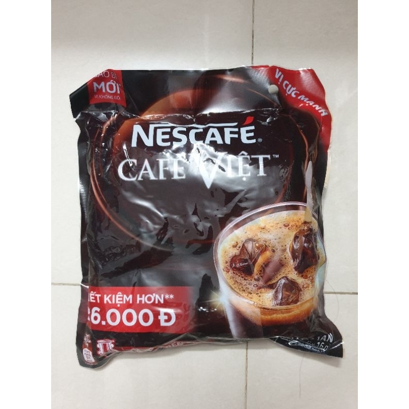 Nescafe Việt , Cà phê đen đá 35 gói (03/24)