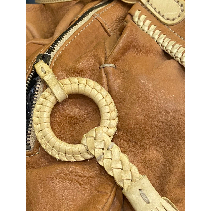 Túi si hiệu GENTEN của Nhật dáng xách ta.y da vo.i thật