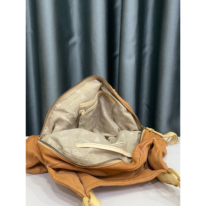 Túi si hiệu GENTEN của Nhật dáng xách ta.y da vo.i thật