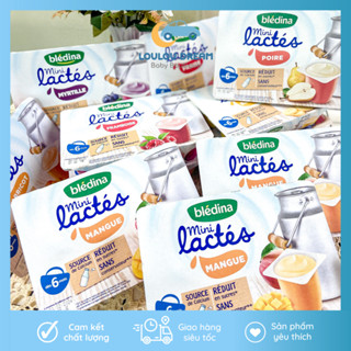 Sữa chua Bledina Pháp Mini Lactes đủ 7 vị dành cho bé từ 6 tháng
