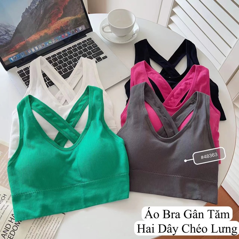 Áo Bra Nữ Hở Lưng Thiết Kế Dây Đan Chéo Siêu Sexy Mẫu Mới 4856