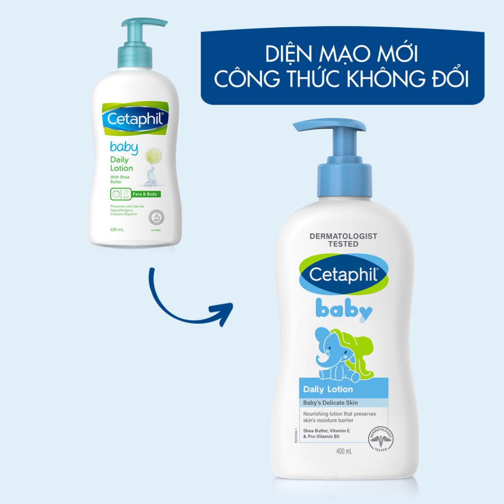 Sữa dưỡng da Cetaphil cho bé - Cetaphil Baby Daily Lotion 400ml