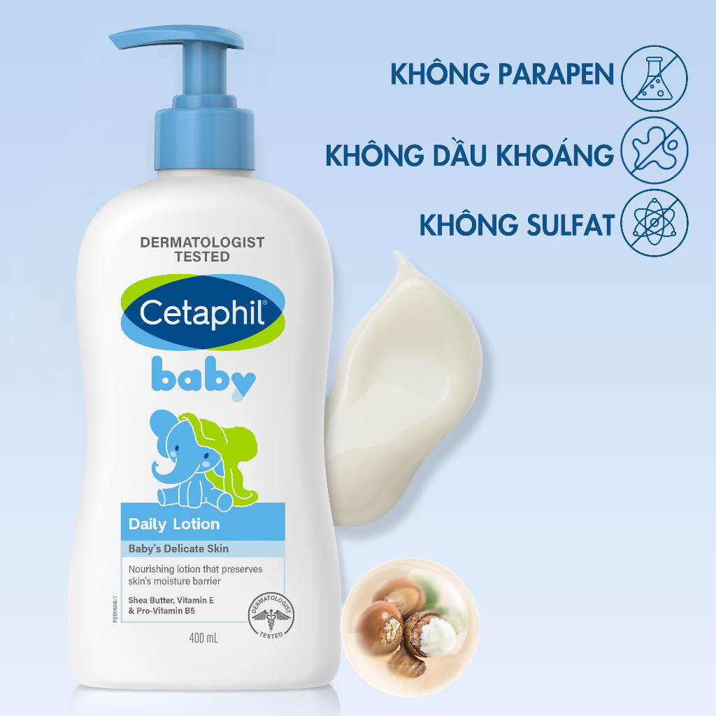 Sữa dưỡng da Cetaphil cho bé - Cetaphil Baby Daily Lotion 400ml