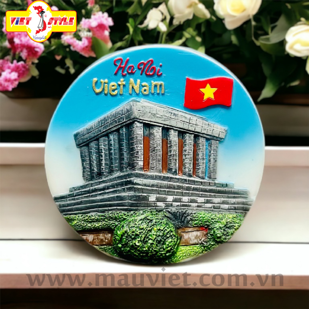 Nam châm hít trang trí tủ lạnh - Phong cảnh Việt Nam / Quà lưu niệm du lịch Việt Nam, chất liệu polyresin