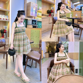 ĐẦM DÂY BABYDOLL CARO