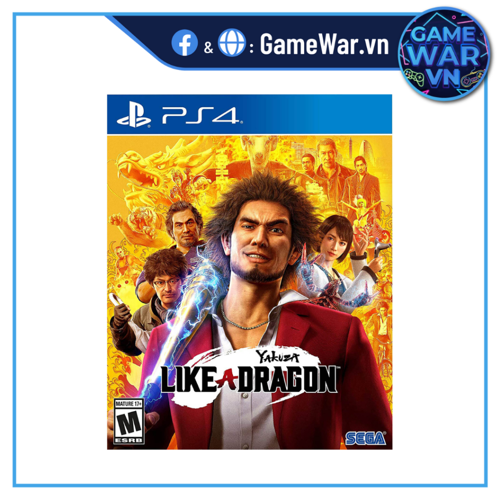 Đĩa Game PS4 - Yakuza Like A Dragon Hệ US