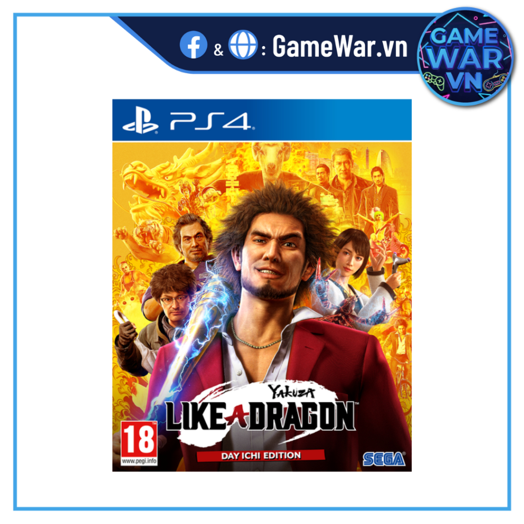 Đĩa Game PS4 - Yakuza Like A Dragon (Dai Ichi Steelbook Edition)