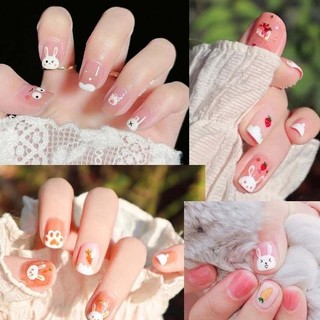 Sticker dán móng tay nail hình thỏ dễ thương