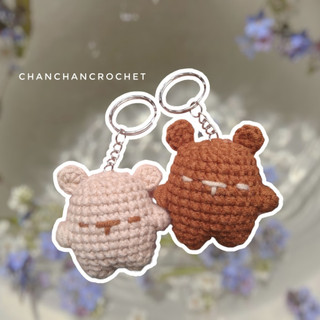Móc Khóa Len Gấu Mini - Handmade by Chanchan crochet