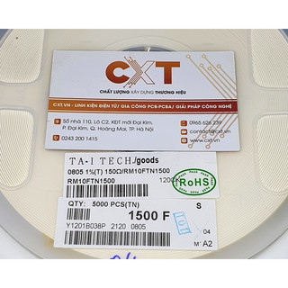 Điện trở dán 0603 1% thông số từ 100r đến 910r