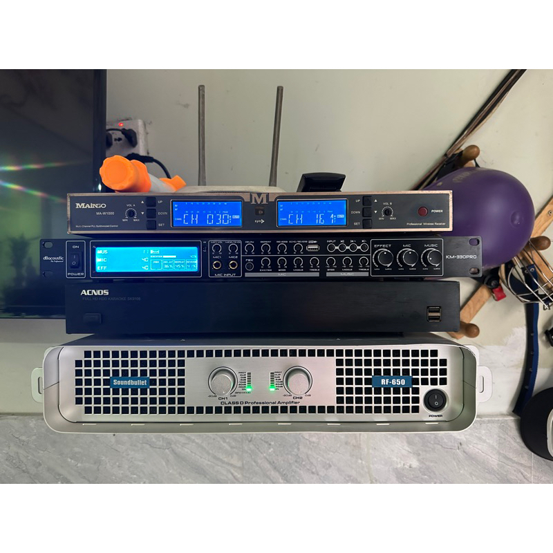 Main 2 kênh Soundbllet RF650 hàng bãi đẹp