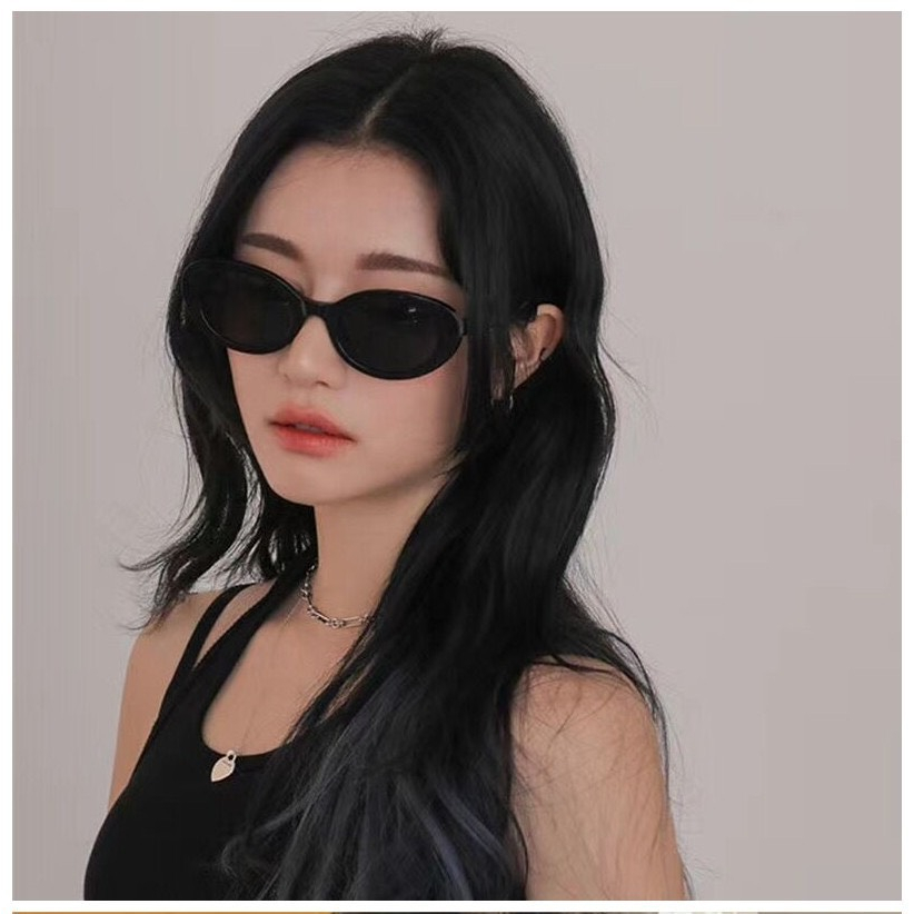 Mắt Kính Râm Form Gọng Nhỏ Y2K Nhiều Màu Xinh Xắn Thời Trang Phong Cách Hàn Quốc - Hazo