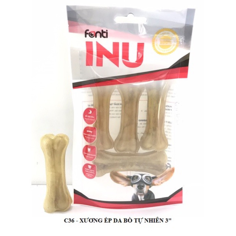 Xương gặp Fonti Inu Hỗ trợ sạch răng, dễ tiêu hoá cho chó