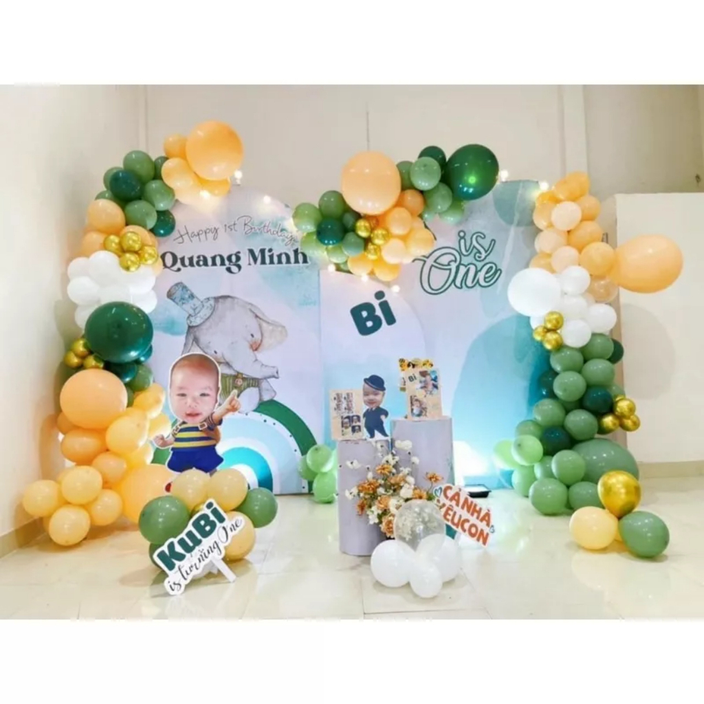 Bóng Cao Su Lì Tông Xuân Size Nhỏ 5inch 15cm trang trí sinh nhật, thôi nôi, party