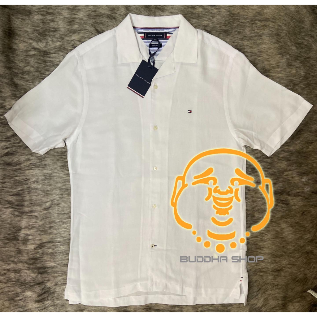 Áo sơmi nam vải linen Tommy Hilfiger