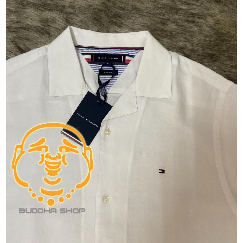 Áo sơmi nam vải linen Tommy Hilfiger