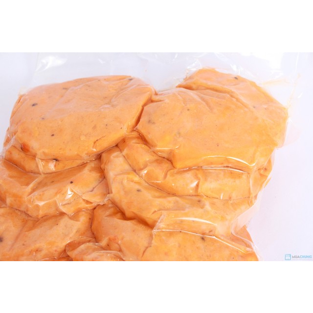 MÀU ĐỎ CAM SUNSET YELLOW làm Jambon, Chả cua, Tôm viên, Gà ủ muối, Nước giải khát