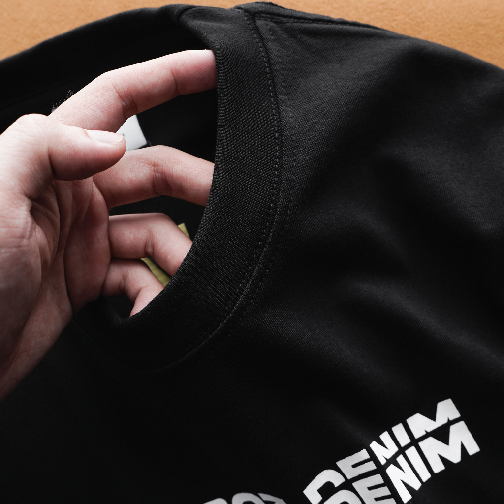 Áo thun nam cổ tròn in hình nổi black heart Heboz form regular fit - 00001633