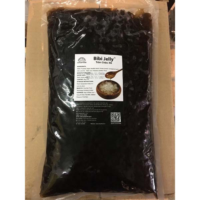 Trân Châu 3Q Bibi Jelly 2kg/gói