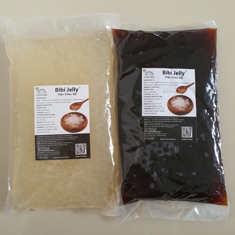 Trân Châu 3Q Bibi Jelly 2kg/gói