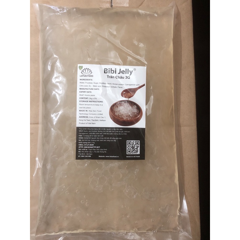 Trân Châu 3Q Bibi Jelly 2kg/gói