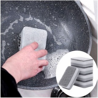 combo 2 miếng bọt biển rửa chén chùi nồi vệ sinh đa năng, Miếng Rửa Chén 3 lớp Cọ Xoong Nồi Nhà Bếp Tiện Lợi