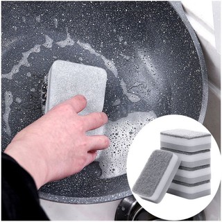 combo 2 miếng bọt biển rửa chén chùi nồi vệ sinh đa năng, Miếng Rửa Chén 3 lớp Cọ Xoong Nồi Nhà Bếp Tiện Lợi