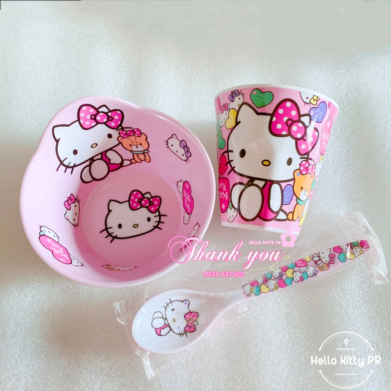 Combo chén lớn Hello Kitty