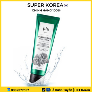 Tẩy da chết toàn thân plu body scrub white musk 200g