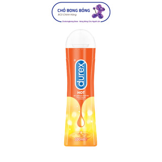Gel bôi trơn Durex Play Warming 100ml có chất làm ấm cho trải nghiệm yêu nóng bỏng chính hãng DKSH phân phối