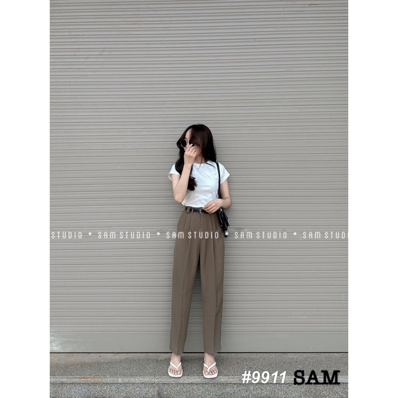 Quần vải baggy 9911 hàng QC chất siêu mát