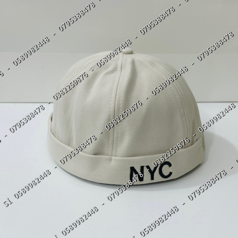 mũ nồi nón banie Nhật bản thêu chữ NYC nam nữ đẹp thời trang