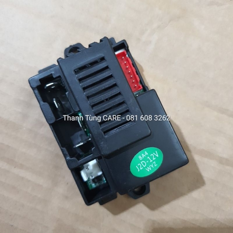 Bo mạch xe điện trẻ em J2D-7P-12V | R9AC 6V -12V cho xe đụng, xe xoay 360