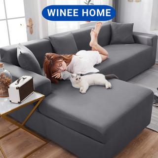 Vải bọc ghế sofa văng 1/2/3/4 chỗ, ga bọc sofa chữ L vải thun mỏng mịn kèm hướng dẫn bọc