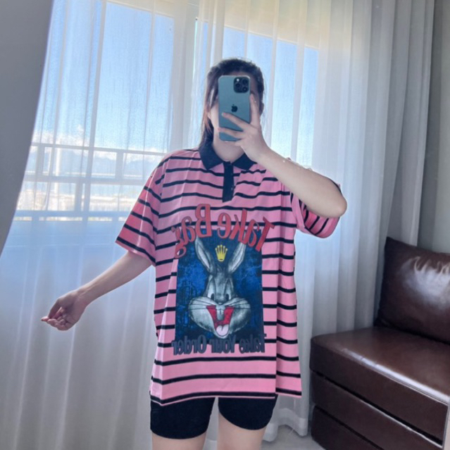 Phông polo mickey xiêu xinh