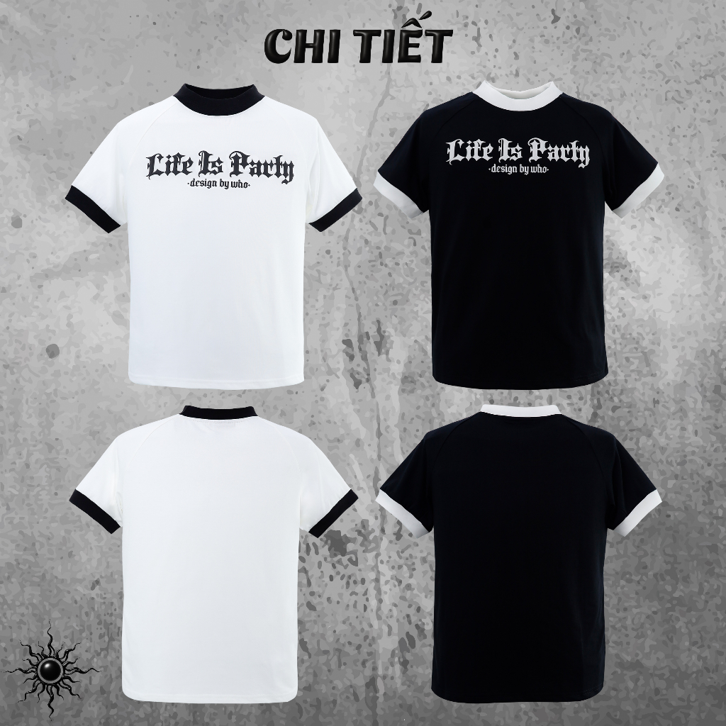 Áo thun WHO CONCEPT, baby tee, ringer tee