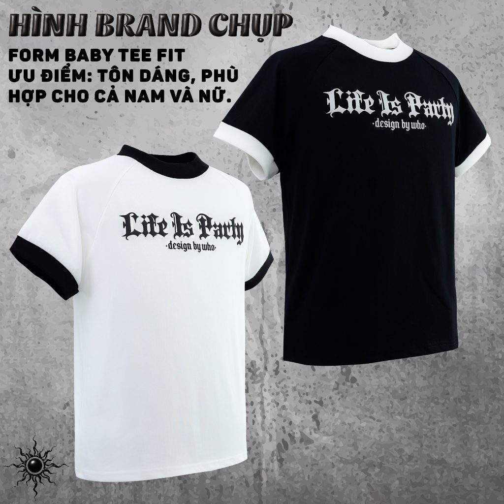 Áo thun WHO CONCEPT, baby tee, ringer tee