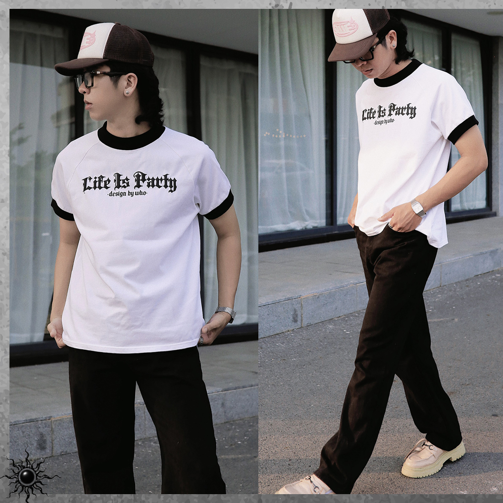 Áo thun WHO CONCEPT, baby tee, ringer tee