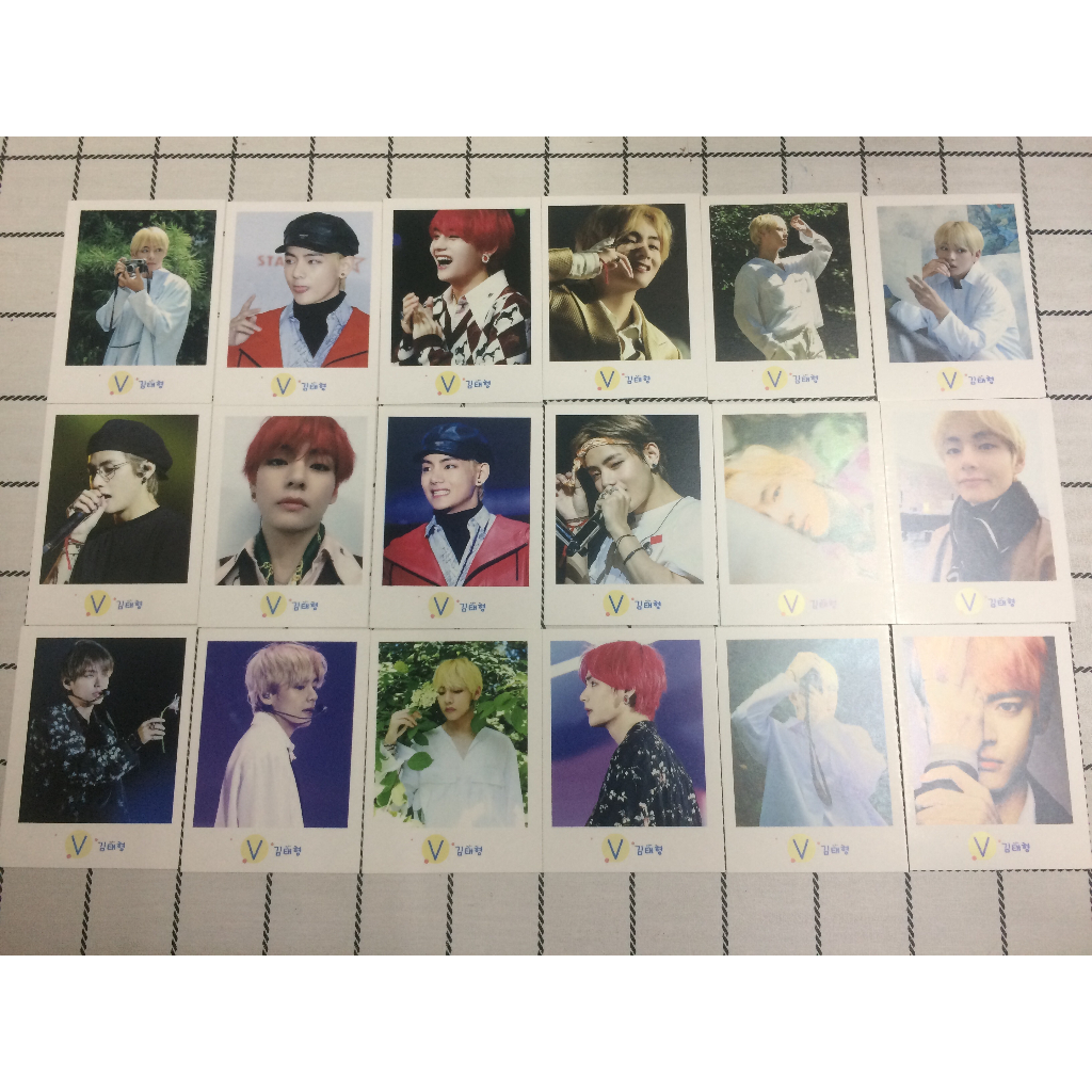 Set 45 Pola card V BTS