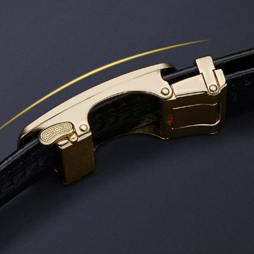 Thắt lưng nam cao cấp hàng hiệu WilliamPOLO chất liệu da Bò nguyên tấm - POLO 2122P