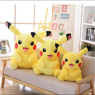 Thú nhồi bông pikachu dễ thương ( Ảnh thật ở cuối hình )