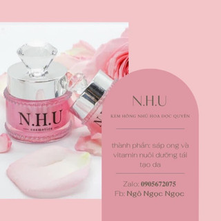 Kem hồng nhũ hoa n.h.u chính hãng . hồng môi hồng bikini