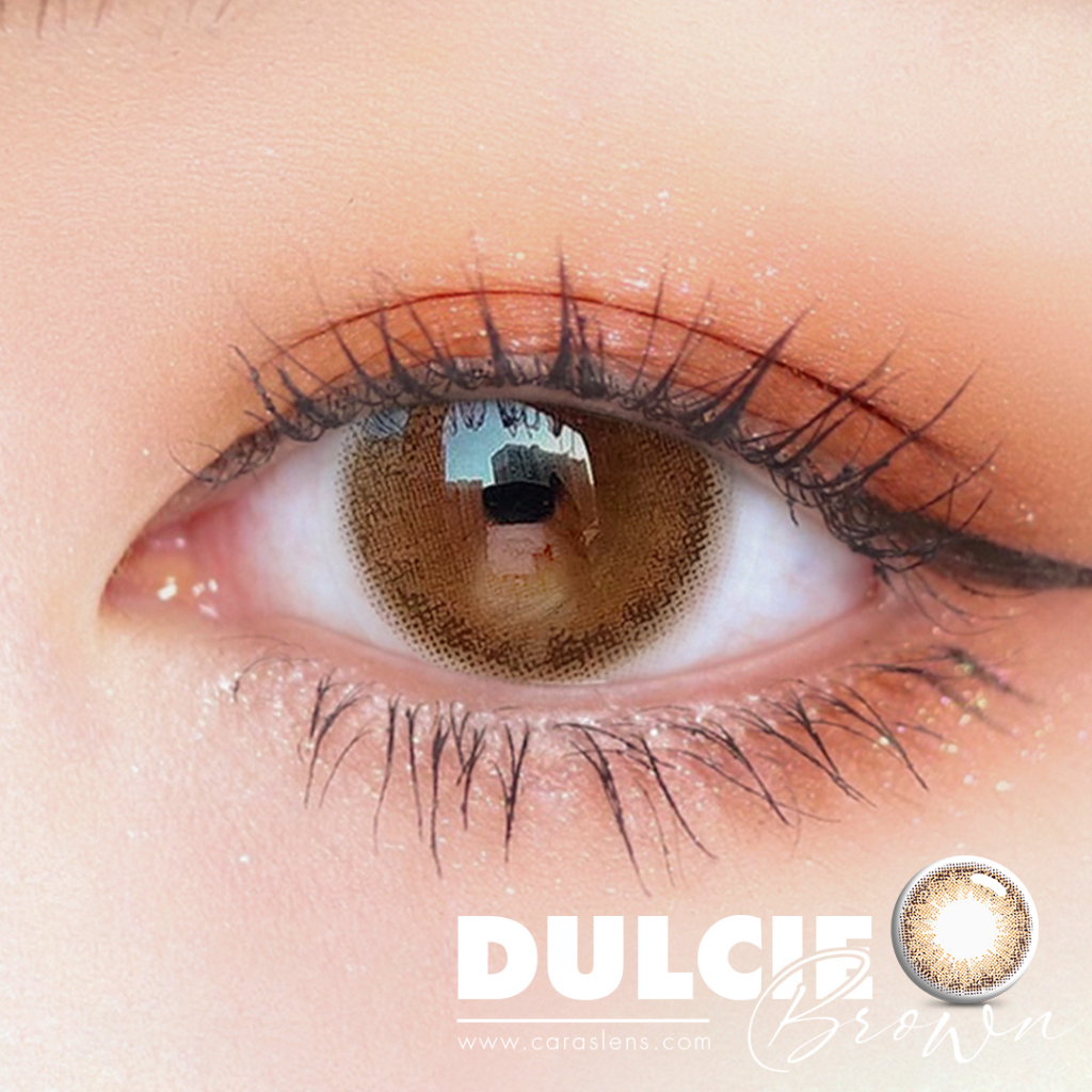 Kính áp tròng, Lens 3 tháng S.DULCIE màu BROWN đeo 10h/ngày (1 chiếc) - CARAS.E